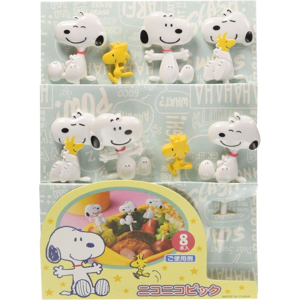 トルネ スヌーピー ニコニコピック | スヌーピー ニコニコピック キャラ弁 デコ弁 お弁当 お弁当グッズ ピクニック フードピック おかずピック ピーナッツ ウッドストック 子供 お弁当ピック キャラクター 小学生 幼稚園 運動会 ニコニコ ホームパーティー