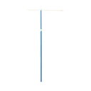 ユニット 867-70 桃太郎旗用ポール(2段伸縮式) 青 下部:22mmφ 鉄(樹脂被膜)