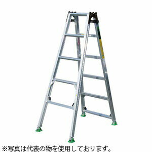 ナカオ(NAKAO)　アルミ製　4脚調節式・脚異長はしご兼用脚立　ピッチ(階段用)　DW-180　[法人限定]