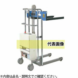 商品の特徴 フォーク式サントカー(バッテリータイプ) 【主な用途】：網パレットを運ぶ　/　【目的・動き】：腰痛対策 (昇降台車) ●乗せる・運ぶ・揚げる、3つの基本をコンパクトに集約しました ●あらゆる作業環境にマッチするシンプルなデザインと、小回り抜群の小型軽量ボディ。 ●左右にスライド調整できるフォーク式は、パレット作業に最適。 ●リフトの上昇スピードを自由にコントロールするソフトアップ機構付き。 ●昇降バルブで、上下動はワンタッチ。 ●3色に色分けされたバッテリーメーター。 ●自動積荷チェックバルブ内蔵。 ●ハードな作業環境に適した、ゴム車輪採用のS型仕様 製品仕様 ●型式 ： SC-D4-12SF-A ●最大積載量 ： 400kg ●最低位A ： 80(95)mm ●最高位B ： 1070mm ●フォークロードセンター ： 300mm ●フォーク幅C ： 215〜570mm ●フォーク長さD ： 650mm ●全長E ： 1135mm ●全幅F ： 605mm ●全高G ： 1315mm ●上昇時間 ： 7〜12秒 ●車体質量 ： 99kg ※最低位の (　) 内の数値は、フォークを脚部にかぶせた場合です。 ※充電器は、搭載型自動充電方式(AC100V)です。 製品仕様一覧 O.P.K フォーク式サントカー(バッテリータイプ) 型 式 最大 積載量 (kg) 最低位 (mm) 最高位 (mm) フォーク寸法(mm) 全長 (mm) 全幅 (mm) 全高 (mm) 上昇 時間 (秒) 車体 質量 (kg) ロード センター スライド外幅 長さ A B C D E F G SC-D2-8F-A 200 80 (95) 720 300 160〜515 600 1060 545 975 4〜6 73 SC-D2-12F-A 1070 1325 6〜9 78 SC-D4-8F-A 400 720 215〜570 650 1140 605 965 5〜8 94 SC-D4-12F-A 1070 1315 7〜12 99 S型仕様 SC-D2-8SF-A 200 80 (95) 720 300 160〜515 600 1060 545 975 4〜6 73 SC-D2-12SF-A 1070 1325 6〜9 78 SC-D4-8SF-A 400 720 215〜570 650 1140 605 965 5〜8 94 SC-D4-12SF-A 1070 1315 7〜12 99 ※最低位の (　) 内の数値は、フォークを脚部にかぶせた場合です。 ※充電器は、搭載型自動充電方式(AC100V)です。※こちらの製品は簡易梱包為、少しのキズ等発生する場合がございます。 ※ご了承頂ける方のみご注文お願いします。 &nbsp; 荷受け不可による再配達の場合には、別途再配送料が発生しますので 必ずお受け取りをお願い致します。 また、沖縄県や離島等一部配送できない地域がございます。 予めご了承の程お願い致します。