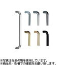 シロクマ(WB) ドアー取手 丸棒取手 両面用 No-72 300mm シルバー