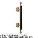 シロクマ(WB) プッシュプルハンドル ドリンコート SPP-14 500mm 金・ダークブラウン