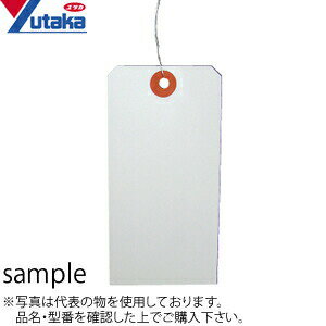 ユタカメイク 針金付き荷札 A-23 60×120mm [20枚入り] ：YM0014