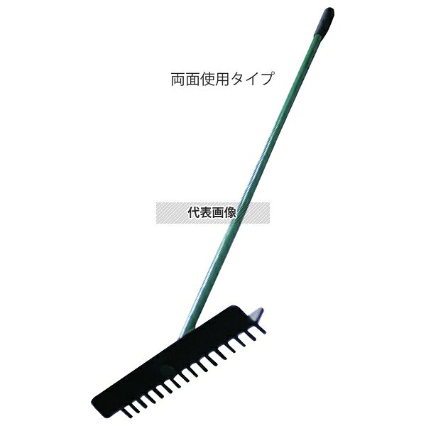 商品の特徴 岩崎製作所 54BR03A-12P 【おまとめ買 い】樹脂製(柄 アルミ製)バンカーレーキIII型(両面タイプ) ●これまで柄と櫛の取り付けはボルトなどで固定しなければならず、 時間と手間がかかり大変な作業でしたです ●そこで、誰でも簡単にしっかりと固定できるよう設計致しましたです ● 両面使える両面タイプです。 製品仕様 ●サイズ：III型 ●用途：ゴルフ場・レーキ・グラウンド・農業 ●材質：樹脂製 ●タイプ：両面 JANコード：4582680825082