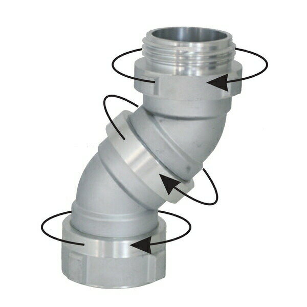 岩崎製作所　15FS4545A　媒介金具　アルミ製 フルスイング 45°×45°