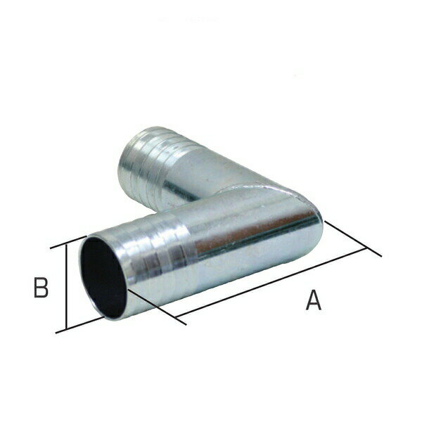 岩崎製作所　50LHN040SS　鉄製ホースニップル(両端タケノコ)　L型