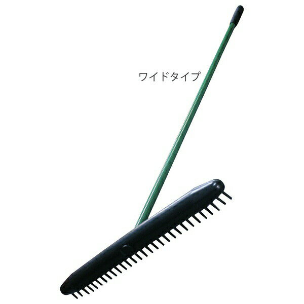 岩崎製作所　54BR02A　樹脂製(柄　アルミ製)バンカーレーキ2型(ワイドタイプ)1箱12本入り [法人限定]