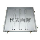 カネソウ フロアーハッチ MATI-M-600 ハンドル付 (1060300701) 充填用 屋内用 一般形 アルミニウム+ステンレス製 ステンレス目地 [時間...