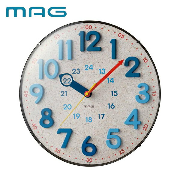 ノア精密　MAG(マグ) 電波壁掛け時計 W-750 N W-750-N