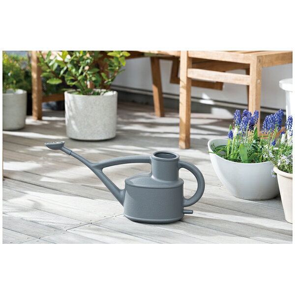 【10個セット】リッチェル ナクレ ジョーロN 3.5L GY グレー [4945680702973]