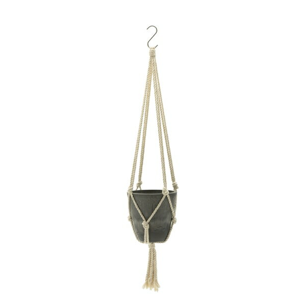 リッチェル ボタニー ハンギングポット 15型 DG ダークグレー [4945680717113]