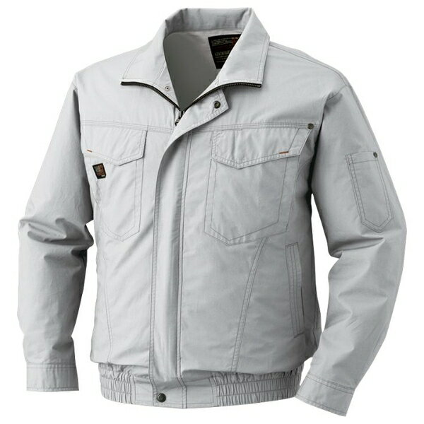 空調服(R) KU91400/シルバー/M + SKSP02B 長袖ブルゾン +スターターキット/シルバーM