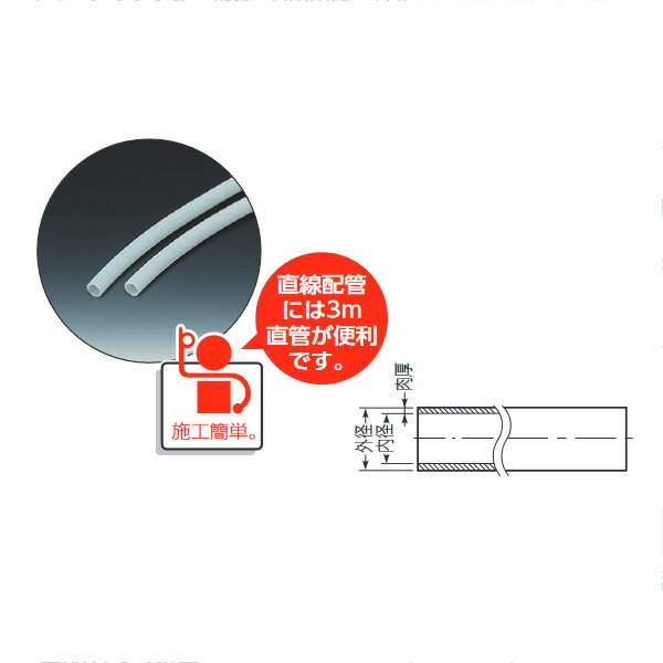 KVK（ケーブイケー）　PEX16PFP5-3 ミラペックス・被覆　発泡被覆5mm厚　3m直管 給湯用（ピンク）