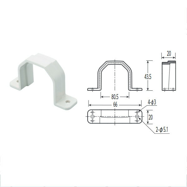 KVK（ケーブイケー）　RMSTF-20M 両サドルF （RMモール用）