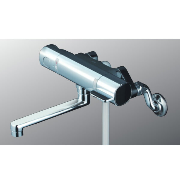 KVK（ケーブイケー）　FTB100KWFT サーモスタット式シャワー・メッキシャワーヘッド付