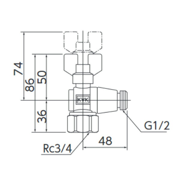 KVK(ケーブイケー) K149 逆止弁付ボー...の紹介画像2