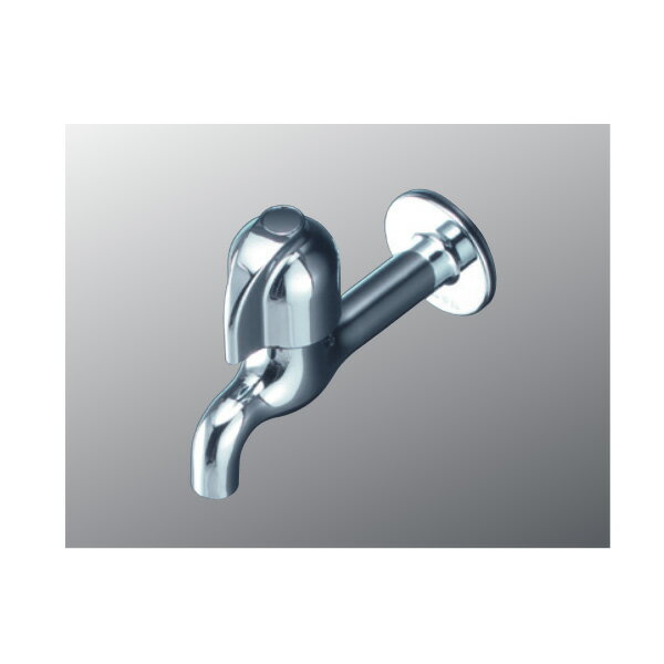 KVK（ケーブイケー）　K2E 胴長横水栓（節水チップ内蔵型）