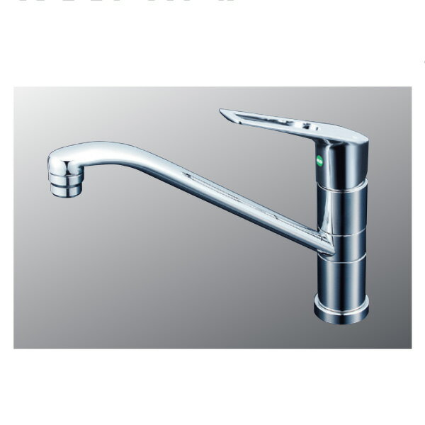 KVK（ケーブイケー）　KM5051ZTR2EC 寒冷地用　シングル混合栓（eレバー）200mmパイプ付