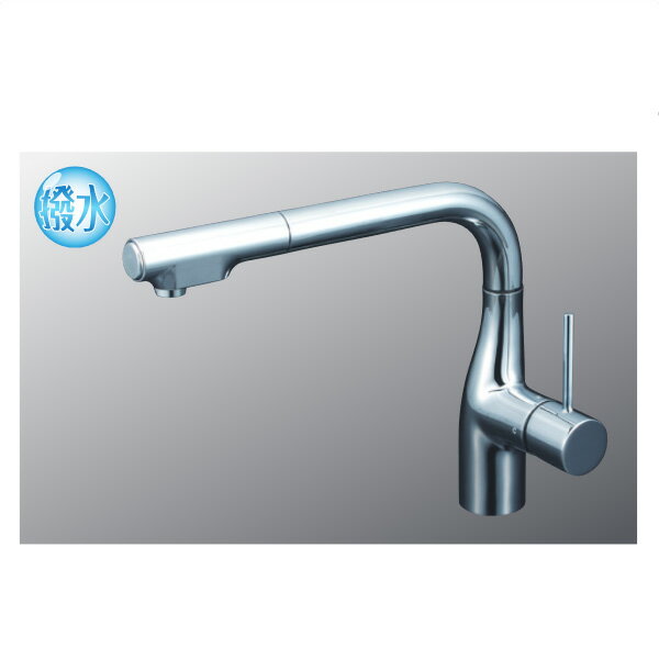 KVK（ケーブイケー）　KM6101ZECHS 寒冷地用　シングルシャワー付混合栓（eレバー）撥水