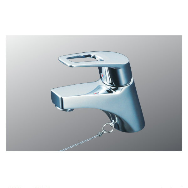 KVK（ケーブイケー）　KM7001TGS シングル混合栓 ゴム栓付