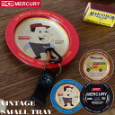 マーキュリー (MERCURY) アメリカンビンテージスモールトレイ 同色3個セット 選べる9種 雑貨 アメリカン雑貨 小物入れ タバコ 煙草 灰皿 ブリキ インテリア 喫煙グッズ レトロ アンティーク トレイ