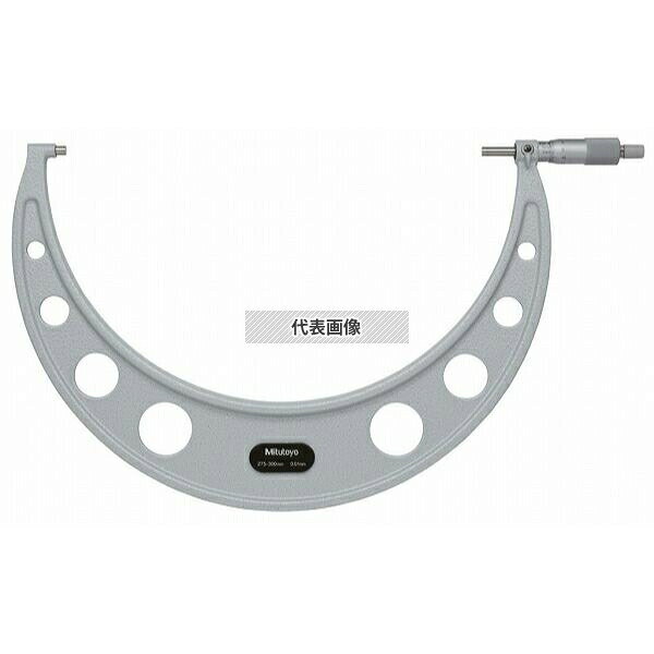 ミツトヨ(Mitutoyo) OM-300 アナログ標準外側マイクロメータ 測定範囲：275〜300mm (外部校正) 103-148