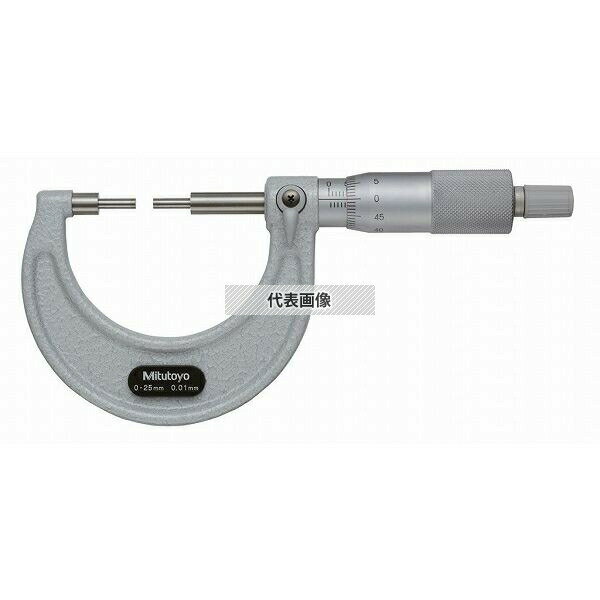 ミツトヨ(Mitutoyo) SPM-25 アナログスプラインマイクロメータ 測定範囲：0〜25mm (外部校正) 111-115