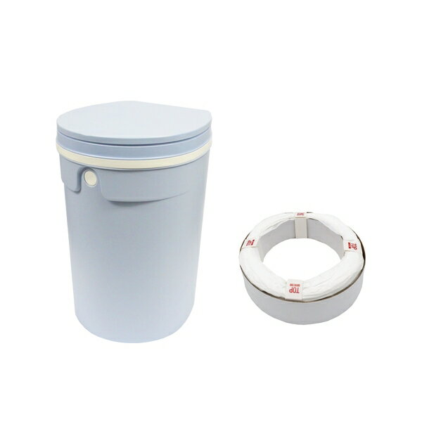 DEO・PAIL デオペールミニ 12L JT7564 おむつ処理ポット 抗菌防臭 専用カセット1個付 ミントブルー