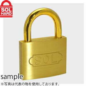 SOL HARD (ソールハード) No.2500 シリンダー南京錠 50mm 普通品 単品 SOL HARD (ソールハード) No.2500 シリンダー南京錠 50mm 普通品 単品