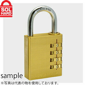 SOL HARD (ソールハード)　No.300　チェンジロック　20mm　ダイヤル南京錠　(3桁可変) 1箱(12個入)