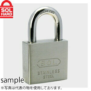 SOL HARD (ソールハード)　No.3500　オールステンロック南京錠 30mm　同一鍵　単品