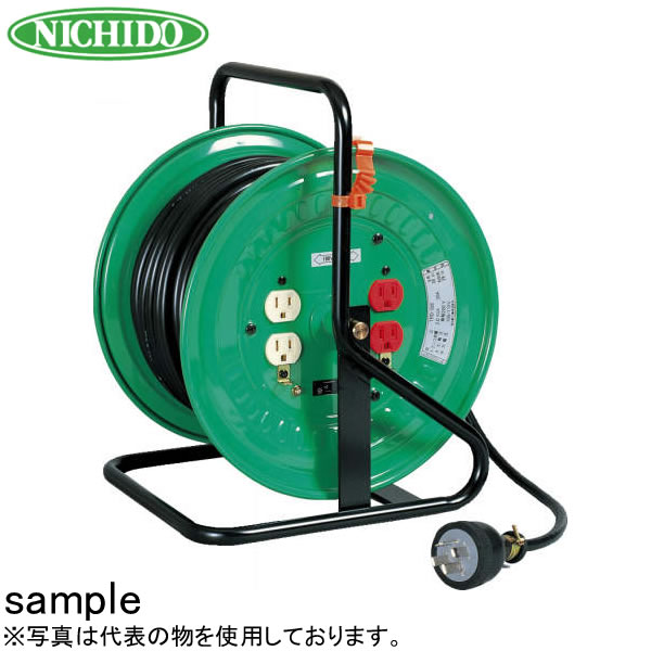 日動工業　30mトランスリール　降圧専用　TRD-320　（200V⇒100V/115V）　単巻＜連続定格＞
