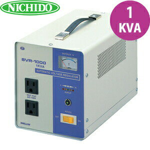 日動工業(スワロー電機製)　交流安定化電源　SVR-1000　(AC85V～115V⇒AC100V)　容量1KVA 1