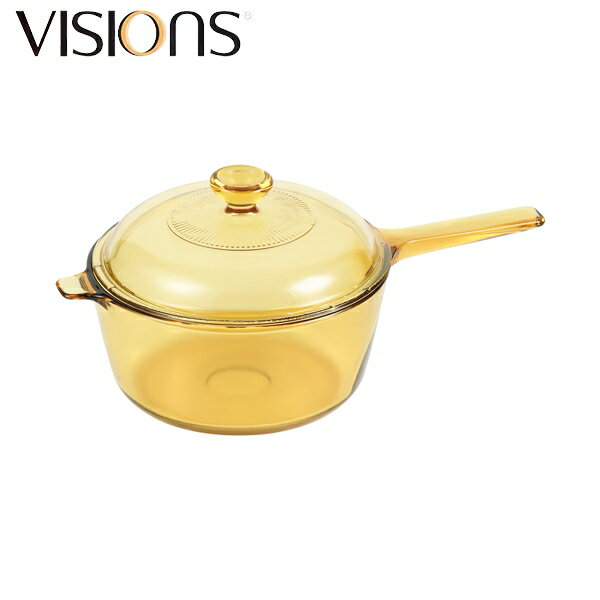 VISIONS（ビジョン） CP-8693 ソースパン2.5Lガラス鍋 片手鍋 耐熱ガラス【在庫有り】