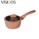 VISIONS(ビジョン) CP-8807 GOLD Coating IH対応ソースパン16cm ゴールドカラー | IH対応 ソースパン 鍋 おしゃれ ヴィジ...