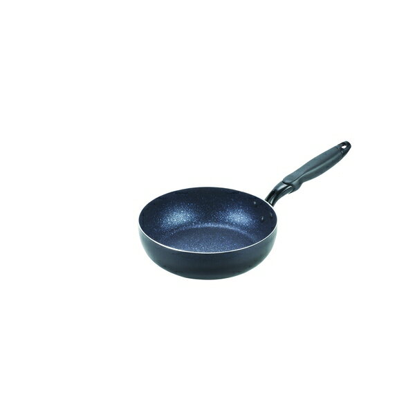 21 cm〜25 cm - パール金属 ミッドナイトマーブル IH対応極深フライパン24cm HB-5697【在庫有り】 | IH対応 フライパン ガス 金属ヘラOK 耐久性 傷つきにくい 汚れにくい 極深 深型 ふっ素加工 オール熱源 炒め鍋 厨房 キッチン テーブル ミッドナイト アルミ製 黒 ブラック 金属ヘラ可