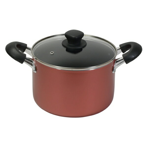 パール金属 HB-6970 旨味 ふっ素加工IH対応ガラス蓋付深型両手鍋20cm | 旨味 IH対応 両手鍋 ふっ素加工 鍋 ガラス蓋付 深型 寸胴鍋 パスタ カレー 煮込 煮込み鍋 フタ付 パン ケトル 調理道具 キッチン 雑貨 テーブル 深型鍋