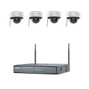 HIKVISION(ハイクビジョン) 500万画素 2MP Wifi ドームカメラ4台+2TBレコーダーセット NK42W1H-2T 無線 セキュリティ 監視カメラセット　防犯対策 工場 ビル 事務所 防犯カメラセット 監視カメラ レコーダー【在庫有り】