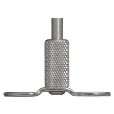 ニッサ　ディスプレイパーツ　Y-236　固定タイプ　ニッケル　『入数：5パック』　床・壁・天井用