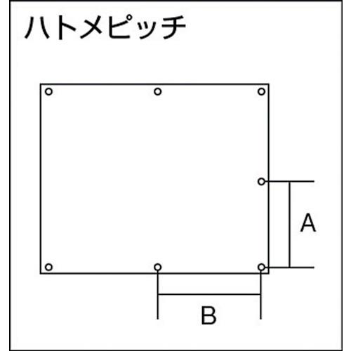 ■TRUSCO スパッタシートDX 4号 1920X1920ハトメ付 SPS4(1210149)