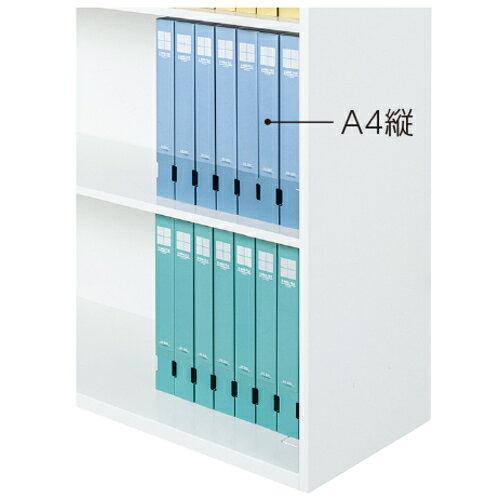 ■トヨスチール HSウォール オープン書庫 HSR40W-21K HSR40W21K(1455238)[送料別途見積り][法人・事業所限定][外直送] [2]