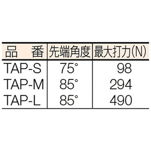 ■TRUSCO 超硬オートマチックポンチ S TAPS(2295741) 3