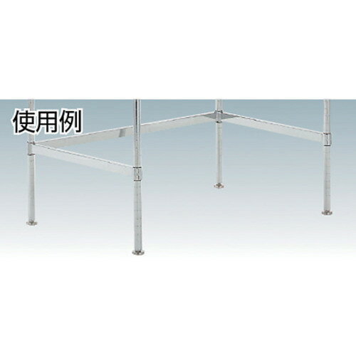 ■TRUSCO ステンレス製メッシュラック用三方フックバー 1207X457 SFB44S(2564840)[送料別途お見積り][法人限定] [2]