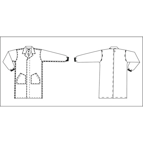 ■BLASTON コート(テーラーカラー・ボタン)-白-L BSC61001WL(3034909)