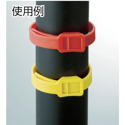 ■TRUSCO カラーインラインケーブルタイ青9.0×255最大74 100本入 TFCVR255B(4146841)