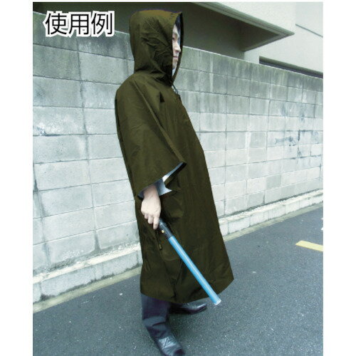 ■TRUSCO ポンチョ OD色 TRPOD(4791720)