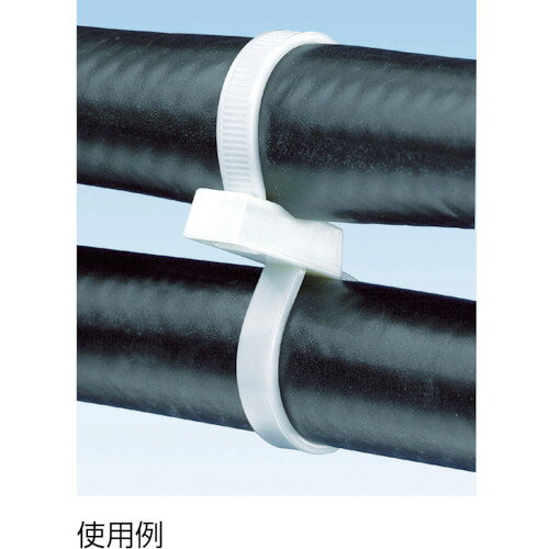 ■PANDUIT ダブルループ結束バンド ナチュラル (100本入) PLB2SC(4962249)