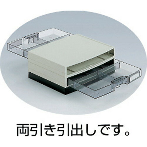 ■TRUSCO αレターケース A4・積み重ねタイプ 横浅型7段 LA4S7S(5046688)