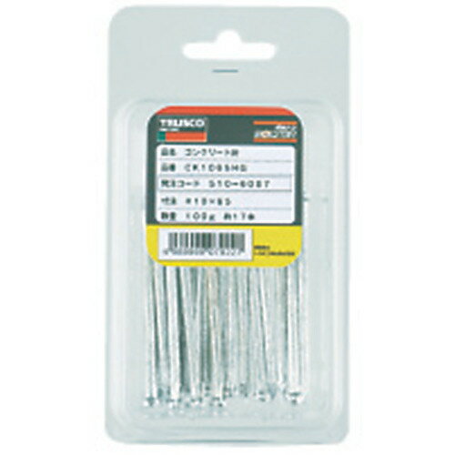 ■TRUSCO コンクリート釘 電気亜鉛メッキ 4.50X65 13本入 CK865HG(5106133)