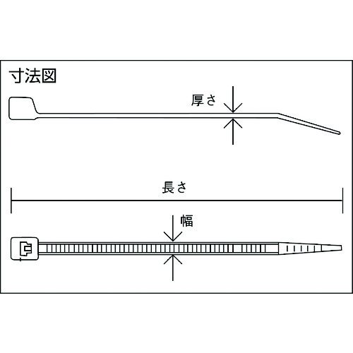 ■TRUSCO ケーブルタイ 幅12.7×880mm 最大結束径264mm 耐候型 50本入 TRCV880XL50W(...